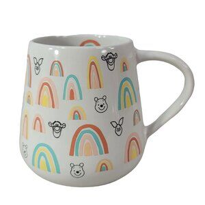 Disney Parks Winnie The Pooh & Pals Rainbows Mug 21oz Large Piglet Tigger NEW